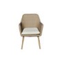 6 Seater Beige Rattan Garden Dining Set with Matching Parasol