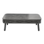 4 Seater Charcoal Rope Detail Sofa and Armchair Set with Coffee Table