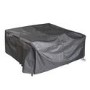 4 Seater Charcoal Rope Detail Sofa and Armchair Set with Coffee Table