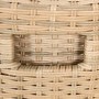 4 Seater Beige Rattan Cube Garden Dining Set with Matching Parasol