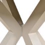 4 Seater Beige Rope Round Garden Dining Set