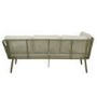 7 Seater Green Rope Effect Garden Corner Sofa & Dining Table Set