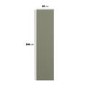 Paintable Mini Fluted Wall Panel - 240cm x 60cm - Delamere