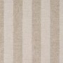 3 Seater Pull-Out Sofa Bed with Storage in Beige Striped Chenille - Gaia