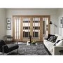 Internal Oak Glazed Rebated French Doors with Clear Glass - Unfinished - 1981 x 1524 x 40mm - Worcester - XL Joinery