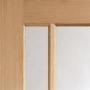 Internal Oak Glazed Rebated French Doors with Clear Glass - Unfinished - 1981 x 1524 x 40mm - Worcester - XL Joinery
