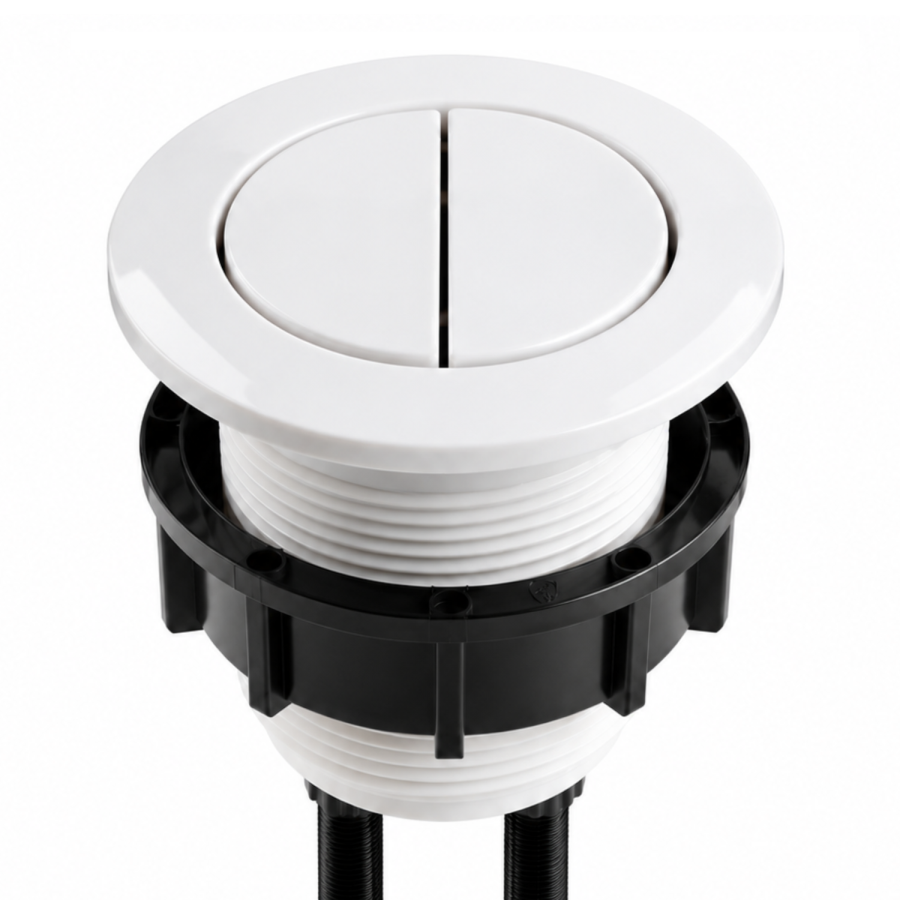 Gloss White 38mm Cistern Flush Button - Addison, Austin, Indiana, Pendle, Portland, Roma & Seren