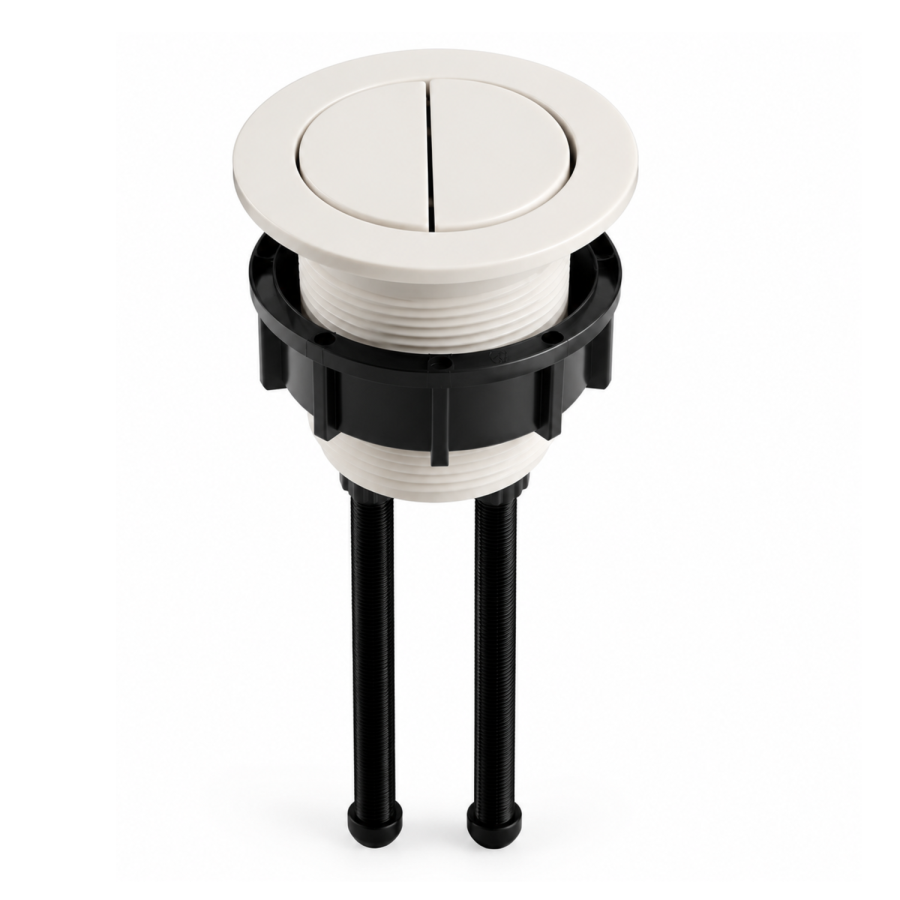Gloss White 48mm Cistern Flush Button - Suitable for Albi, Ashford, Newport, Tanya, Palma & Ripley