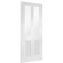 Internal White Primed Glazed Victorian 4-Panel Shaker Door with Clear Glass - 1981 x 686 x 35mm - Victoria - XL Joinery
