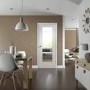 Internal White Primed Fully-Glazed Door with Clear Glass - 2040 x 826 x 40mm - Pattern 10 - XL Joinery