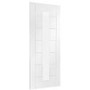Internal White Primed Glazed 1-Light FD30 Fire Door with Clear Glass - 1981 x 762 x 44mm - Palermo - XL Joinery