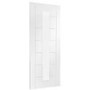 Internal White Primed Glazed 1-Light Door with Clear Glass - 1981 x 762 x 35mm - Palermo - XL Joinery