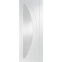 Internal White Primed Glazed Door with Clear Glass - 1981 x 686 x 35mm - Salerno - XL Joinery