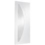 Internal White Primed Glazed Door with Clear Glass - 1981 x 838 x 35mm - Salerno - XL Joinery