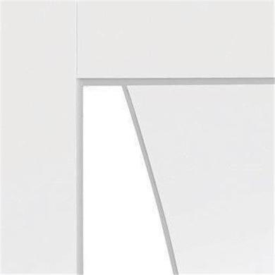 Internal White Primed Glazed Door with Clear Glass - 1981 x 838 x 35mm - Verona - XL Joinery