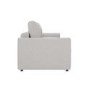 4 Seater King Size Pull-Out Sofa Bed with Storage in Beige Chenille - Grayson