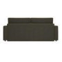 4 Seater King Size Pull-Out Sofa Bed with Storage in Khaki Green Chenille - Grayson