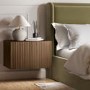 ALMOST PERFECT - Walnut Ribbed Tv Unit 60cm - Hazel
