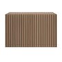 ALMOST PERFECT - Walnut Ribbed Tv Unit 60cm - Hazel