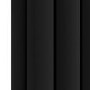 Sorrento Midnight Black Horizontal Oval Designer Radiator 600x590mm Double Panel 2399 BTU