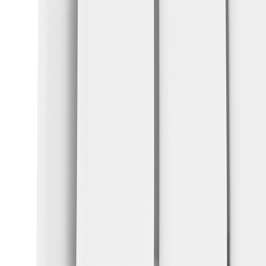 Riace White Horizontal Flat Designer Radiator 600x1020mm Double Panel 3856 BTU