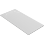 1400x800mm Rectangular Anti-Slip 30mm Slimline White Stone Resin with Gel Coat Mix Shower Tray – Hendra