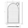 1400x800mm Rectangular Anti-Slip 30mm Slimline White Stone Resin with Gel Coat Mix Shower Tray – Hendra