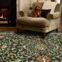 Washable Green Vintage Floral Rug - 275 x 185 cm - Country Paisley - Origins