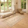 Washable Green and Orange Vintage Floral Rug - 275 x 185 cm - Country Paisley - Origins