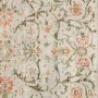 Washable Green and Orange Vintage Floral Rug - 275 x 185 cm - Country Paisley - Origins