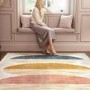Washable Multi-Coloured Geometric Rug - 230 x 160 cm - Eclipse - Origins