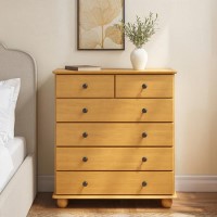 Pine 6 Drawer Chest of Drawers - Hampton