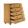 Pine 6 Drawer Chest of Drawers - Hampton