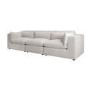 ONLY OPENED - Beige Boucle 4 Seater Sofa - Hudson