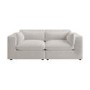 ALMOST PERFECT - Beige Boucle 3 Seater Sofa - Hudson