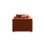 Burnt Orange Velvet 3 Seater Sofa - Hudson