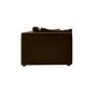 Chocolate Brown Velvet 4 Seater Sofa - Hudson