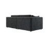 ALMOST PERFECT - Charcoal Grey Velvet 3 Seater Sofa - Hudson