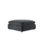 GRADE A2 - Charcoal Grey Velvet Foostool - Hudson