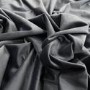 GRADE A2 - Charcoal Grey Velvet Foostool - Hudson