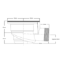 White 90mm Shower Waste without Dome for Sileti Trays