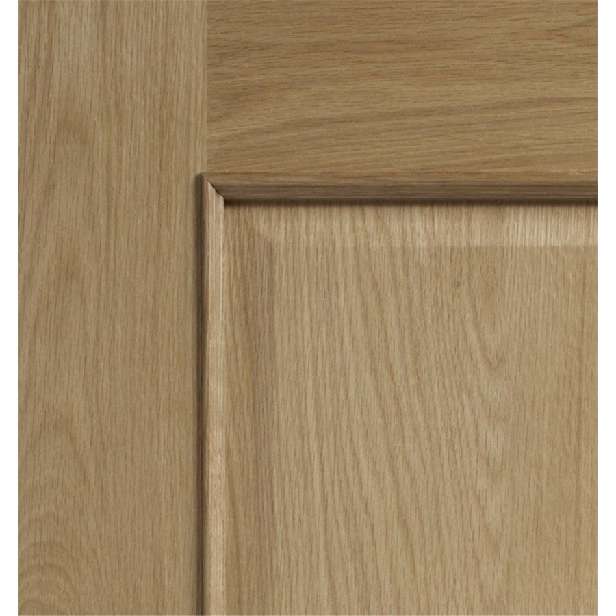 Internal Oak 2-Panel Door - Unfinished - 1981 x 838 x 35mm - Calabria - XL Joinery