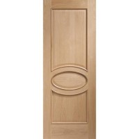 Internal Oak 2-Panel Door - Unfinished - 2040 x 726 x 40mm - Calabria - XL Joinery