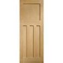 Internal Oak 1930s 4-Panel Door - Unfinished - 1981 x 838 x 35mm - DX - XL Joinery