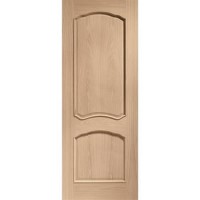 Internal Oak 2-Panel Door - Unfinished - 2040 x 926 x 40mm - Louis - XL Joinery