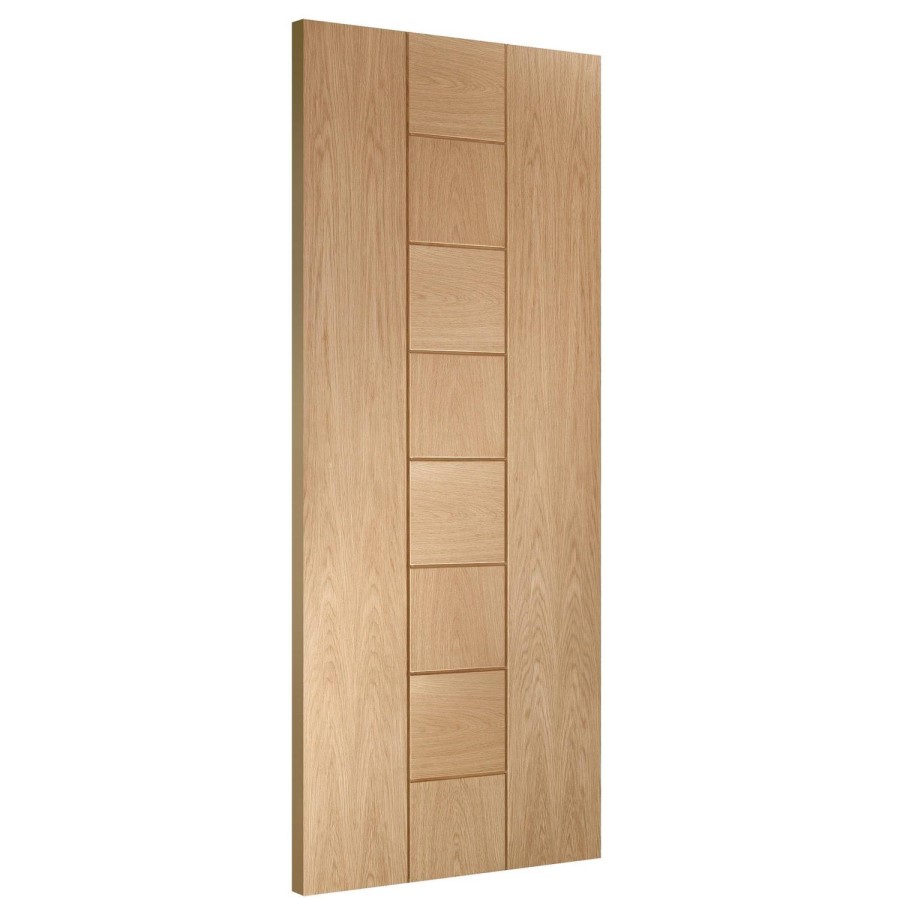 Internal Oak FD30 Fire Door - Unfinished - 2040 x 926 x 44mm - Messina - XL Joinery