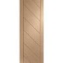 Internal Oak FD30 Fire Door - Unfinished - 1981 x 686 x 44mm - Monza - XL Joinery