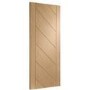 Internal Oak FD30 Fire Door - Unfinished - 1981 x 686 x 44mm - Monza - XL Joinery