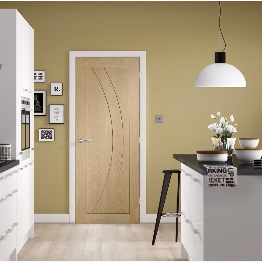 Internal Oak Door - Unfinished - 1981 x 762 x 35mm - Salerno - XL Joinery