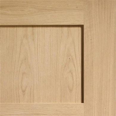 Internal Oak 4-Panel Shaker FD30 Fire Door - Unfinished - 2040 x 726 x 44mm - XL Joinery